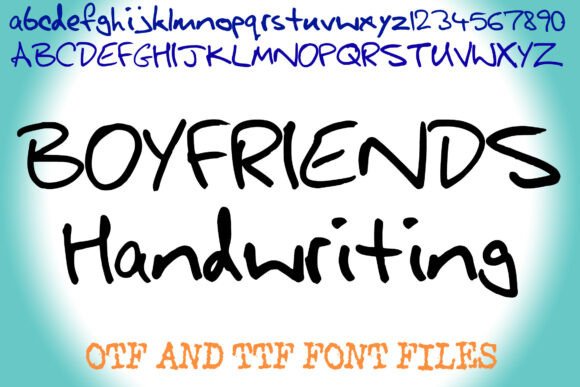 Download Boyfriends Handwriting - Handwriting Collection